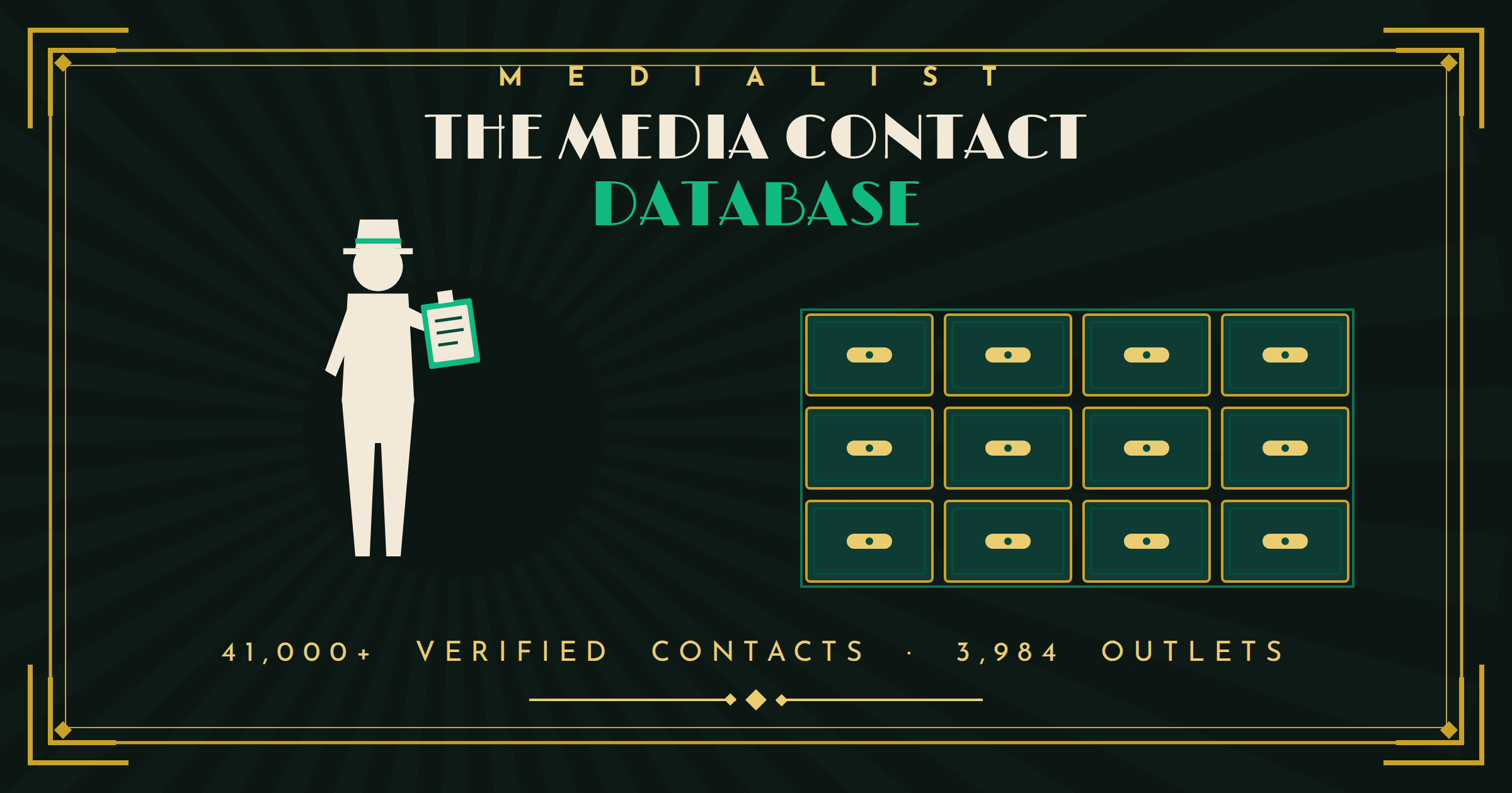 MediaList — the best media contact database with 41,000+ verified journalist contacts