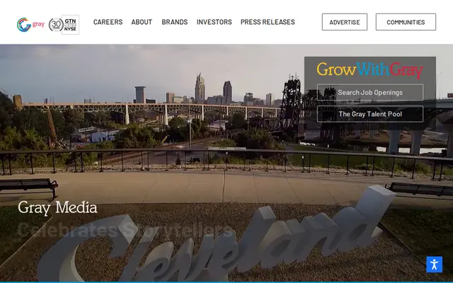Gray Television homepage