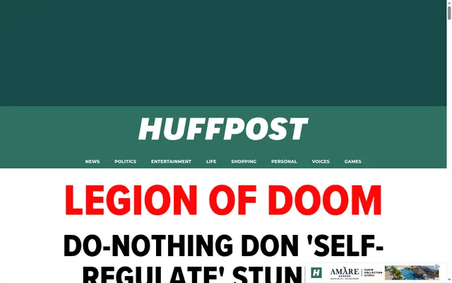 HuffPost homepage