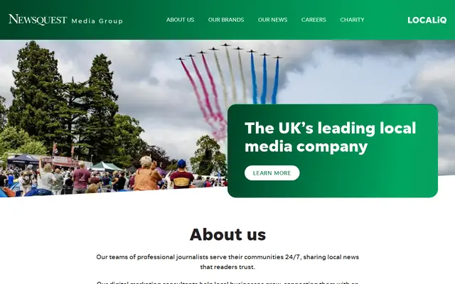 Newsquest Media Group homepage